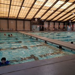 San Antonio Natatorium - Free pool on left...lanes on right