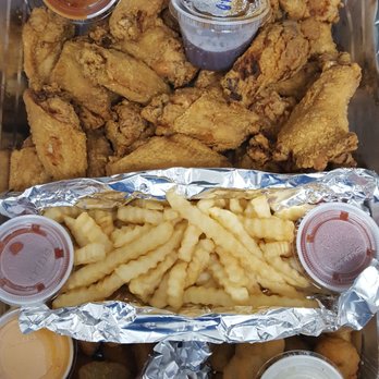 WingsWay - 24 wings with wingsway sauce and sweet bbq on the side. Fried mushrooms and jalapenos. - Chicken Wings Near Me - Virginia Beach, Virginia WingsWay - 24 wings with wingsway sauce and sweet bbq on the side. Fried mushrooms and jalapenos. - Chicken Wings Near Me - Virginia Beach, Virginia
