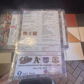 Sal's Tacos - Menu - Tacos Near Me - West Sacramento, California Sal's Tacos - Menu - Tacos Near Me - West Sacramento, California