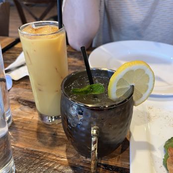 CurryGrill - Restaurant & Sports Bar - Mango lassi cocktail and Nepali Nectar cocktail - Indian Near Me - Denver, Colorado