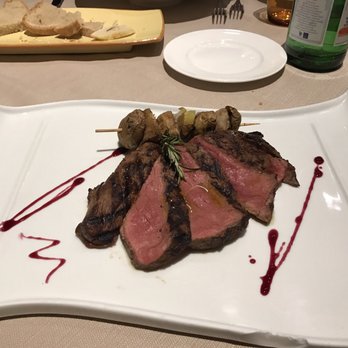 Ambrosia - Grilled steak with potatoes - chewy and bland - Tuscan Near Me - Cortona, Arkansas
