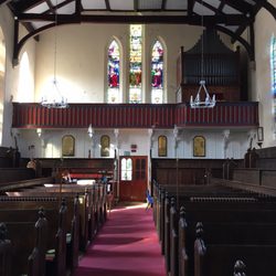 Parish Church of St Mary the Virgin - View of interior looking west
