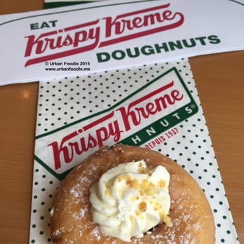 Krispy Kreme's Doughnut Cafe - Lemon Kreme Cake - Donuts Near Me - Toronto, Ontario