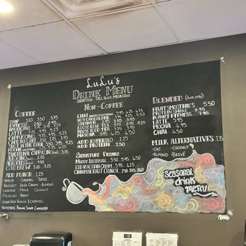 Lulu's Coffee & Bakehouse - Drink menu - Bakeries Near Me - Indianapolis, Indiana