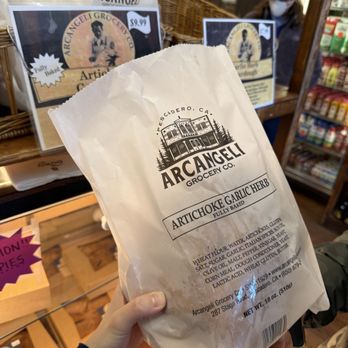 Arcangeli Grocery - Artichoke garlic herb bread - Bakeries Near Me - Pescadero, California Arcangeli Grocery - Artichoke garlic herb bread - Bakeries Near Me - Pescadero, California