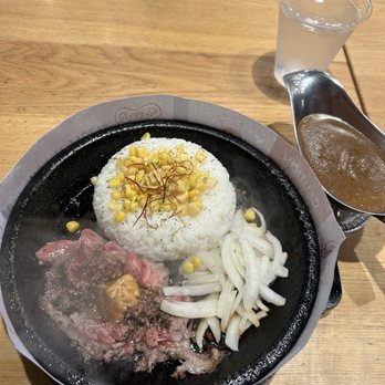 Pepper Lunch - Beef Sizzling Curry Rice - Japanese Near Me - Artesia, California