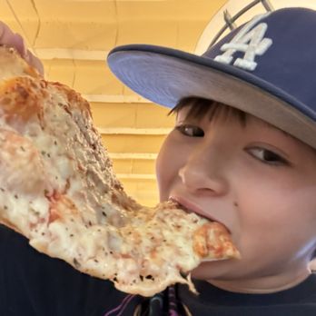 Pink's Pizza - Double Cheese Pizza Slice - Pizza Near Me - Houston, Texas