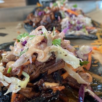 Smoke & Fire Social Eatery - 3 Brisket Tacos - Comfort Food Near Me - Paramount, California