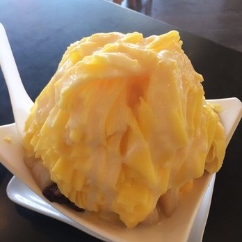 Class 302 Cafe - Downey - Mango snow base, w/ mochi red bean mango - Taiwanese Near Me - Downey, California Class 302 Cafe - Downey - Mango snow base, w/ mochi red bean mango - Taiwanese Near Me - Downey, California