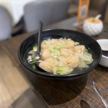 Blue Sky Café - Shrimp Wonton Soup - Chinese Near Me - Belmont, California Blue Sky Café - Shrimp Wonton Soup - Chinese Near Me - Belmont, California