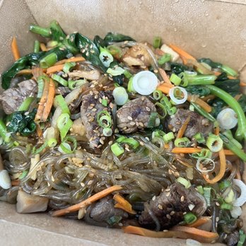Noodlelove - Royal Japchae (gluten-free, vegan). 2/5. Overpriced. IG: @amei.eats - Asian Fusion Near Me - New York, New York Noodlelove - Royal Japchae (gluten-free, vegan). 2/5. Overpriced. IG: @amei.eats - Asian Fusion Near Me - New York, New York