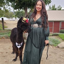 SweetWater Farms Petting Zoo and Pony Rides - Shadow waiting for the walk down aisle. His 1st wedding.