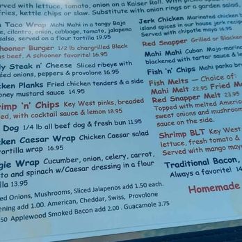 Schooner Wharf Bar - Menu - Seafood Near Me - Key West, Florida Schooner Wharf Bar - Menu - Seafood Near Me - Key West, Florida