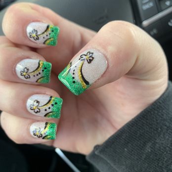 Yvonne's Nails - Beautiful nails for St. Patrick's Day - Nail Salons Near Me - Fremont, California Yvonne's Nails - Beautiful nails for St. Patrick's Day - Nail Salons Near Me - Fremont, California