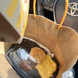 McDonald's - I ordered a big breakfast with hotcakes and this is what they gave me instead. I didn't notice until I got home.