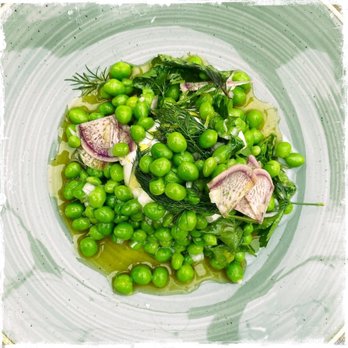 Mezzanotte - burrita with peas, mint and radishes - Italian Near Me - Seattle, Washington Mezzanotte - burrita with peas, mint and radishes - Italian Near Me - Seattle, Washington