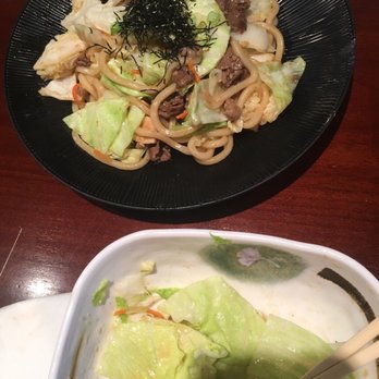 Sushi Garden - My lunch for today is simple: house salad and beef don. Yam! - Japanese Near Me - Burnaby, British Columbia