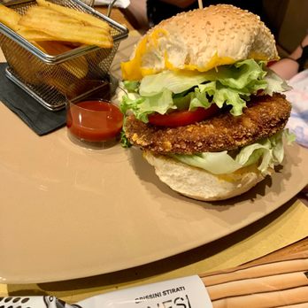 Caffe' 035 - Crispy chicken burger - Bergamo, BG