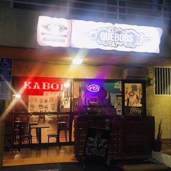 Quebobs Restaurant - Outside. Entrance - Mediterranean Near Me - Los Angeles, California