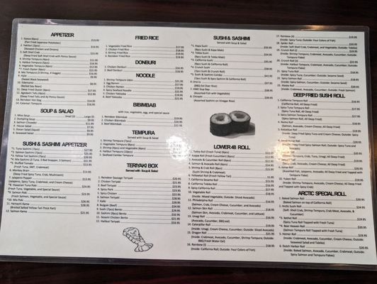 Menu photo 1 Arctic Sushi Anchorage, AK