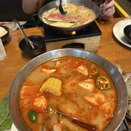Schezwan Soup and Mom's Pork Bone White Soup Schezwan Soup and Mom's Pork Bone White Soup