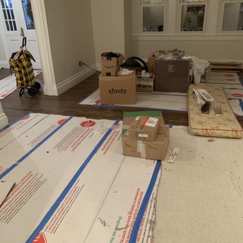 ProSource of Pittsburgh - Living Room with "cardboard to protect the floors" for the movers (LOL) - Carpeting Near Me - Cranberry Township, Pennsylvania ProSource of Pittsburgh - Living Room with "cardboard to protect the floors" for the movers (LOL) - Carpeting Near Me - Cranberry Township, Pennsylvania