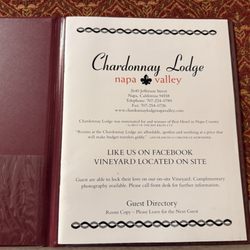 Chardonnay Lodge - Soothing? LOL