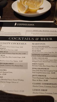Menu photo 1 Cooper’s Hawk Winery & Restaurant Schererville, IN