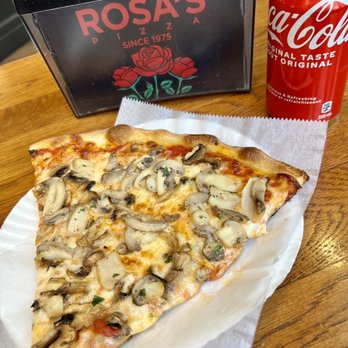 Rosa's Pizza - Mushroom slice - Pizza Near Me - Astoria, New York Rosa's Pizza - Mushroom slice - Pizza Near Me - Astoria, New York