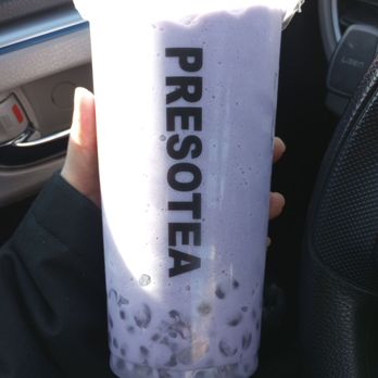 Presotea - Large Taro Slush $8.99 with jelly boba (additional $1). - Bubble Tea Near Me - Ottawa, Ontario