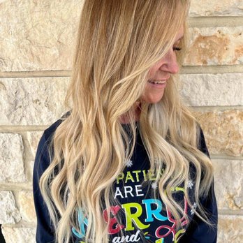Karen Rivera - Blonde 16 inch extensions - Hair Stylists Near Me - Pearland, Texas Karen Rivera - Blonde 16 inch extensions - Hair Stylists Near Me - Pearland, Texas
