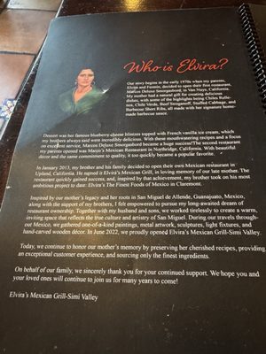 Menu photo 6 Elvira's Mexican Grill Simi Valley, CA Menu photo 6 Elvira's Mexican Grill Simi Valley, CA