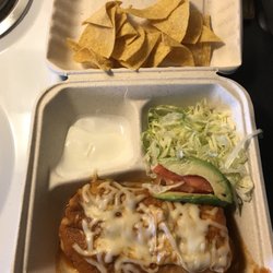 Pineda Tacos - Love the chimichanga here. I had the steak, rice & beans & added jalapeños. Good!