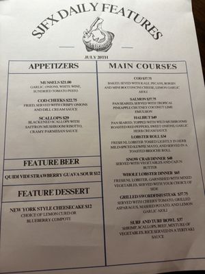Menu photo 1 St. John's Fish Exchange St. John's, NL