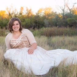 David's Bridal - My prom dress from sophomore year that I still have loved and enjoyed through my senior year!! (From my senior pictures)
