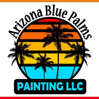 Arizona Blue Palms Painting - Painters Near Me - Mesa, Arizona Arizona Blue Palms Painting - Painters Near Me - Mesa, Arizona