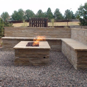 Sunny Daze Landscaping - a fire pit in the middle of a gravel patio - Landscaping Near Me - Denver, Colorado Sunny Daze Landscaping - a fire pit in the middle of a gravel patio - Landscaping Near Me - Denver, Colorado