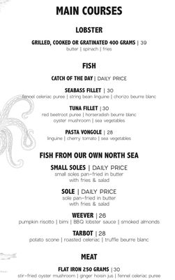 Menu photo 1 Vigo Seafoodbar Den Haag, ZH