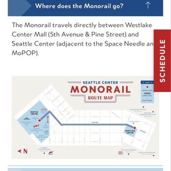 Westlake Station Monorail - Trains Near Me - Seattle, Washington Westlake Station Monorail - Trains Near Me - Seattle, Washington
