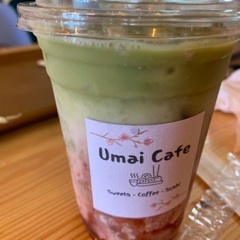 Umai Cafe - Strawberry matcha - Sushi Bars Near Me - Troy, Michigan