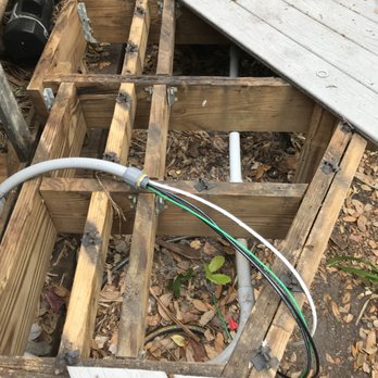 R&B Electric - Move customer hot tub receptacle 3 - Electricians Near Me - Pinellas Park, Florida R&B Electric - Move customer hot tub receptacle 3 - Electricians Near Me - Pinellas Park, Florida