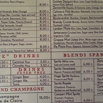 La Zanzara - Part of their drink menu. Very neat things going on. - Italian Near Me - Rome, RM La Zanzara - Part of their drink menu. Very neat things going on. - Italian Near Me - Rome, RM