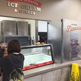 Ice cream section Ice cream section