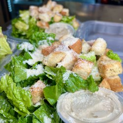 Pasta 209 - Fresh Caesar salads made in-house daily with our focaccia croutons and scratch Caesar dressing