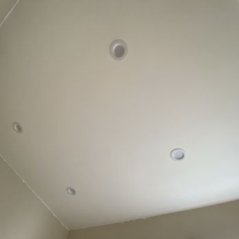Dove Ceilings North - Bedroom - Popcorn removed from vaulted ceiling and neat painting - Drywall Installation & Repair Near Me Dove Ceilings North - Bedroom - Popcorn removed from vaulted ceiling and neat painting - Drywall Installation & Repair Near Me