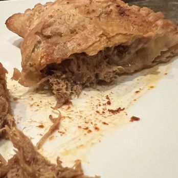 Esteban Restaurant - Look a the volume of meat in the empanada! - Spanish Near Me - Monterey, California