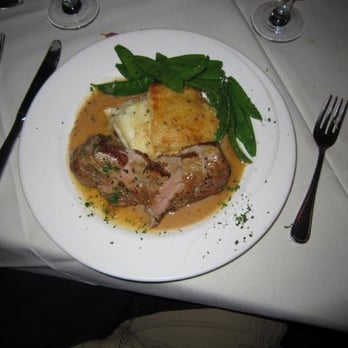 Monocacy Crossing - Pork Tenderloin with Sage-Cider Sauce - New American Near Me - Frederick, Maryland Monocacy Crossing - Pork Tenderloin with Sage-Cider Sauce - New American Near Me - Frederick, Maryland