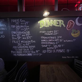 AA Bar & Grill - Dinner menu - @rayz - Steakhouses Near Me - Eureka, California AA Bar & Grill - Dinner menu - @rayz - Steakhouses Near Me - Eureka, California