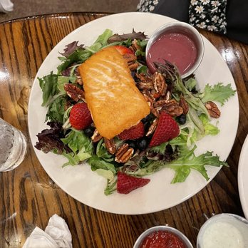 River Birch Lodge - Salad with salmon (GF) - New American Near Me - Winston-Salem, North Carolina