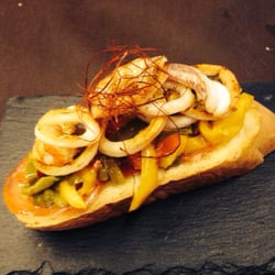 Lolita Burguesa - Toast de calamars et crevette